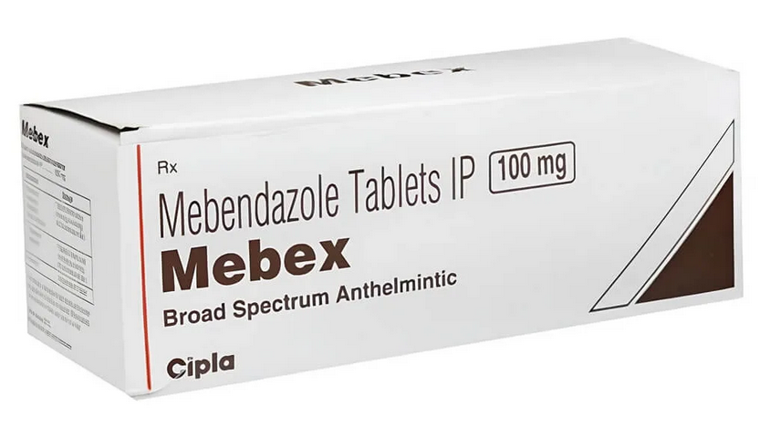 Mébendazole 100 mg